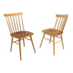 Set of 2 Scandinavian "Pinnstol" chairs in teak, NESTO, Sweden, 1960.