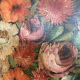 Oil on canvas flower bouquet