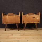 Pair of design bedside tables from the 50s