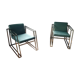 Pair of design armchairs allemand