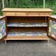 Louis XVI buffet renovated in solid oak from the 19th century, 140cm.