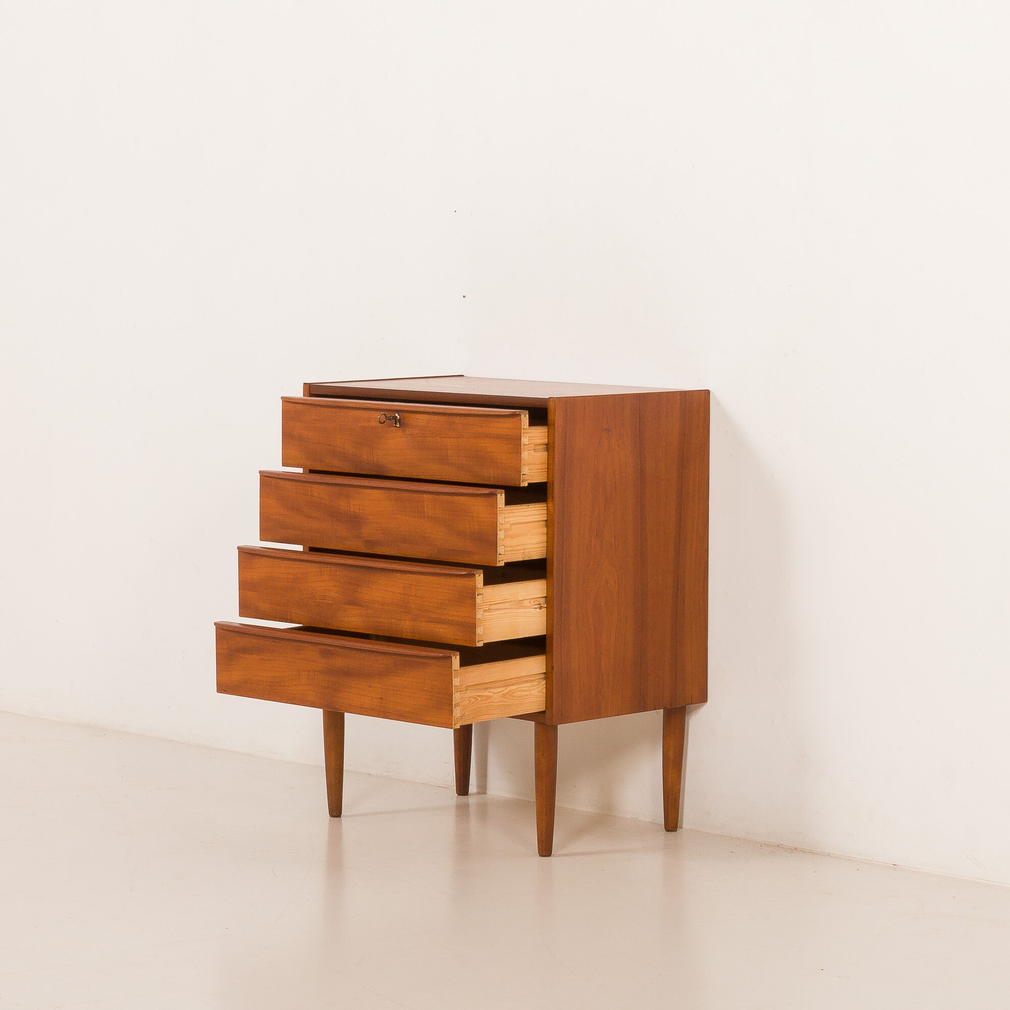 Danish teak chest of drawers, 1970s