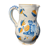Antique earthenware pitcher from La Rochelle, 18th century