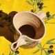 Sanguino Toledo Sangria Pitcher and Six Cylinder Glasses