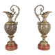 Pair of bronze ewers, art nouveau – 1910