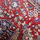 Tapis persan Kashan ancien fait main, 136 cm x 201 cm, années 1910