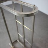 1930s Bauhaus chrome wall-mounted coat rack