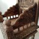 Fauteuil ancien Pidha Num2 Radjastan XIXeme en Palissandre massif