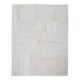 Off-White Oversize Vintage Kilim Rug For Designer, 238x302 Cm