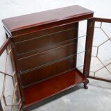Old English wooden showcase