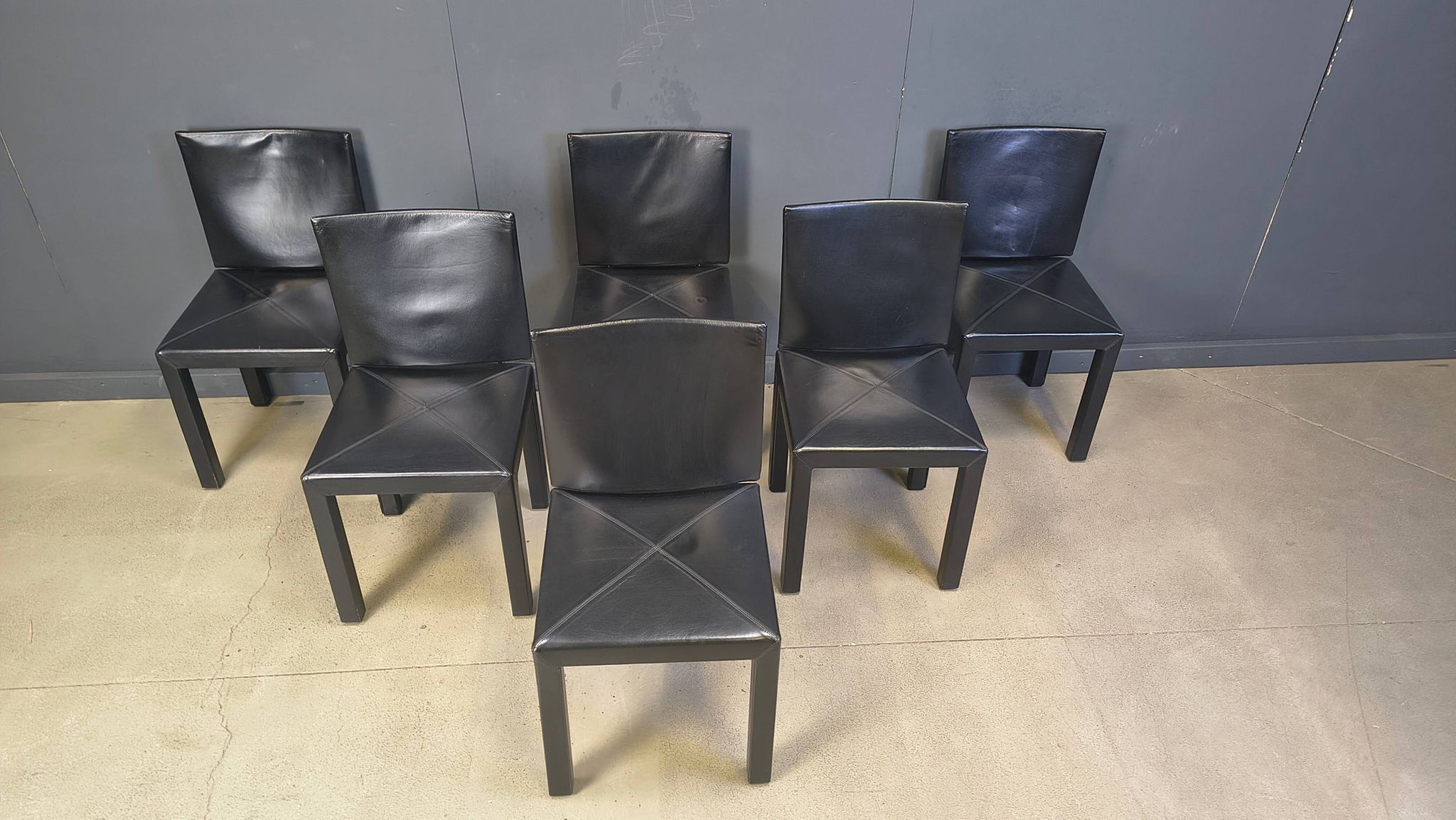Arcadia dining chairs by Paolo Piva for B&B Italia set of 6