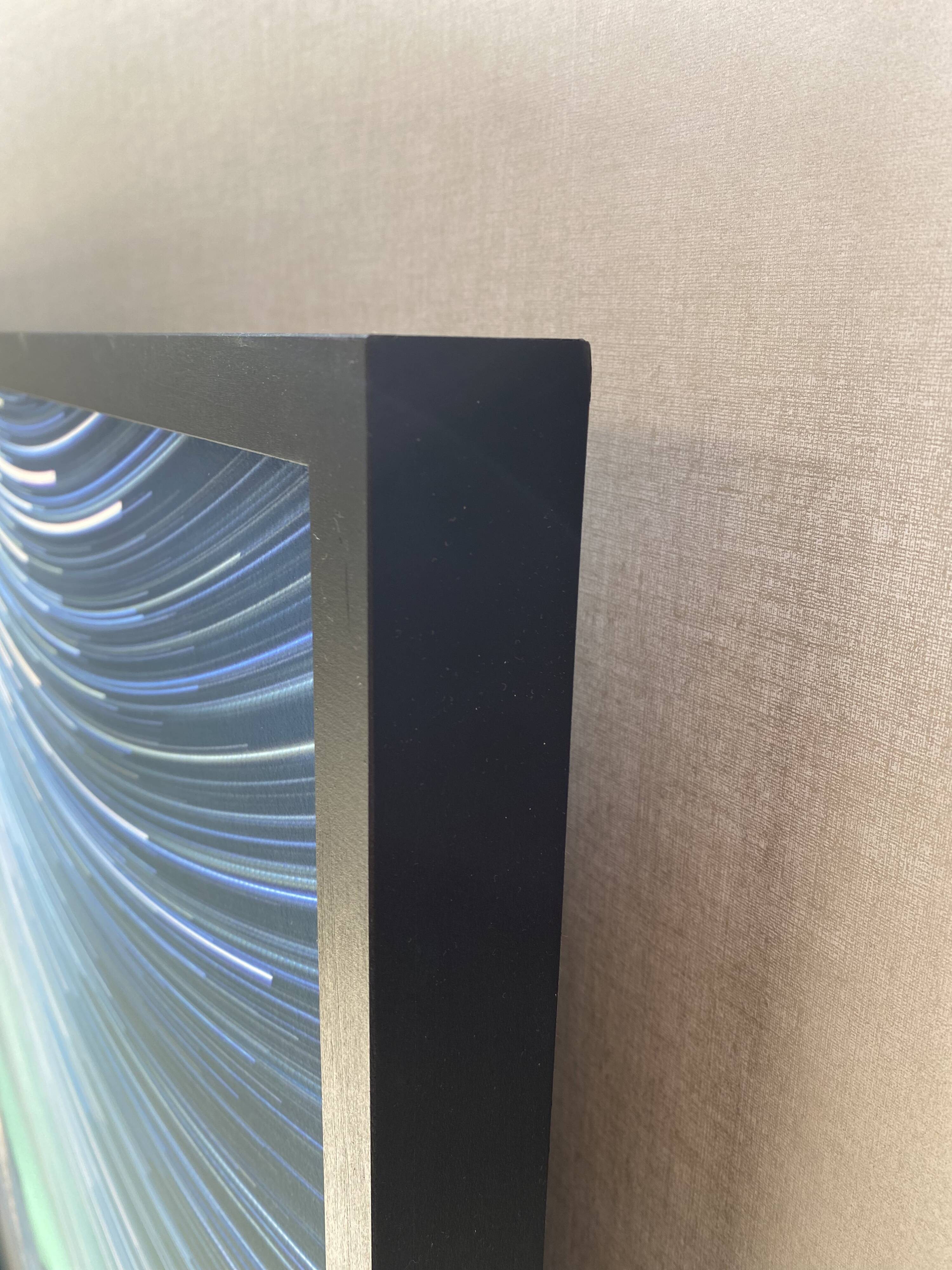 Fine Art Print – Aurora Borealis and Star Trails, Mountain Landscape