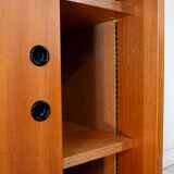 Burwood bookcase, mahogany and display case, 1976