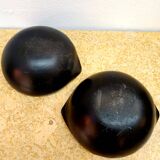 Pair of pottery bowls from La Chamba, Colombia