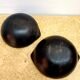 Pair of pottery bowls from La Chamba, Colombia