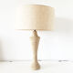Vintage stone lamp reconstituted 1970