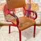 Chaise enfant écolier vintage