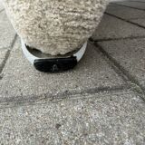 2x Artifort Groovy F598 Pierre Paulin, Pierre Frey: Chenille Igor (Sable)