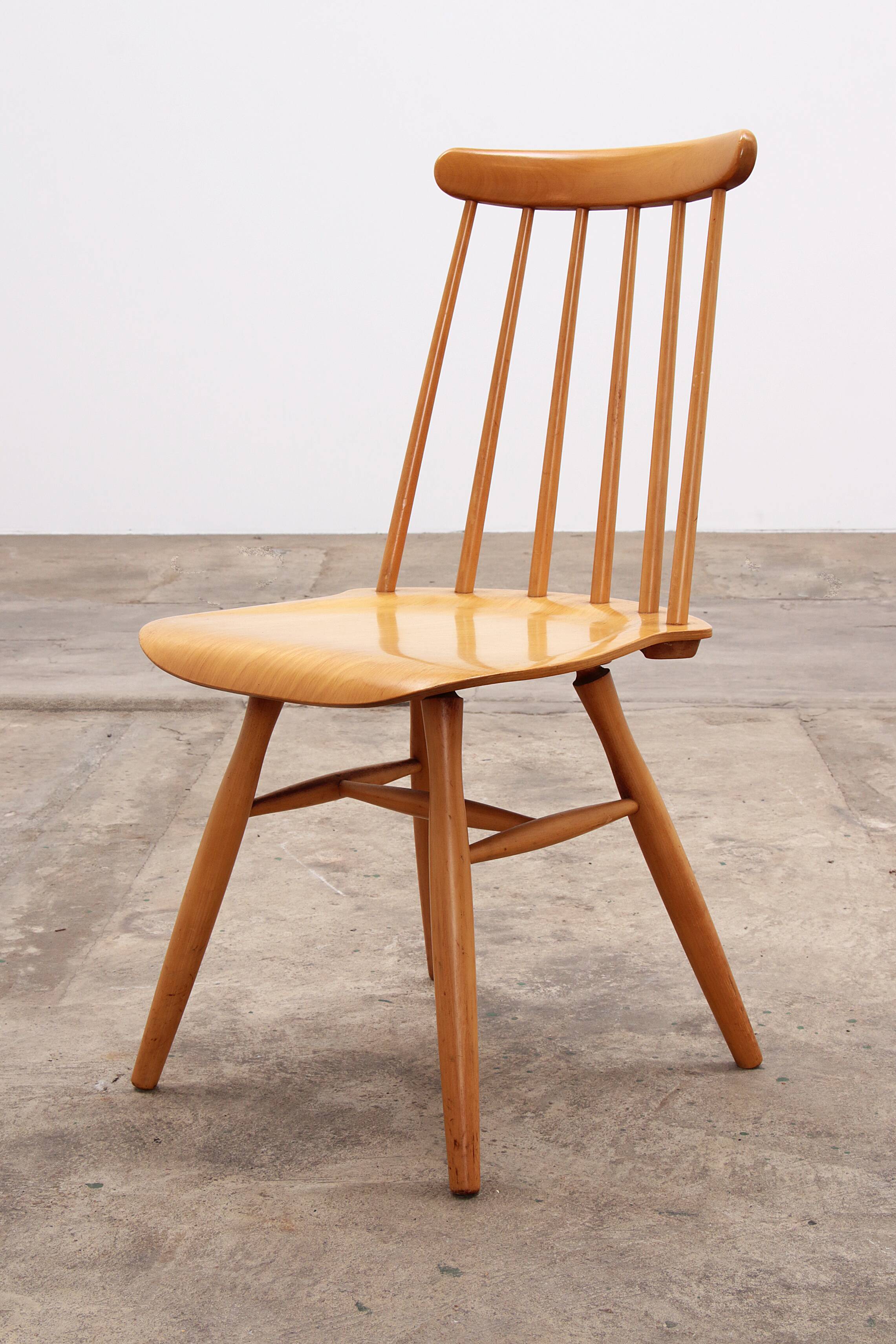 4 Dining room chairs made by Asko, 1960 Finland