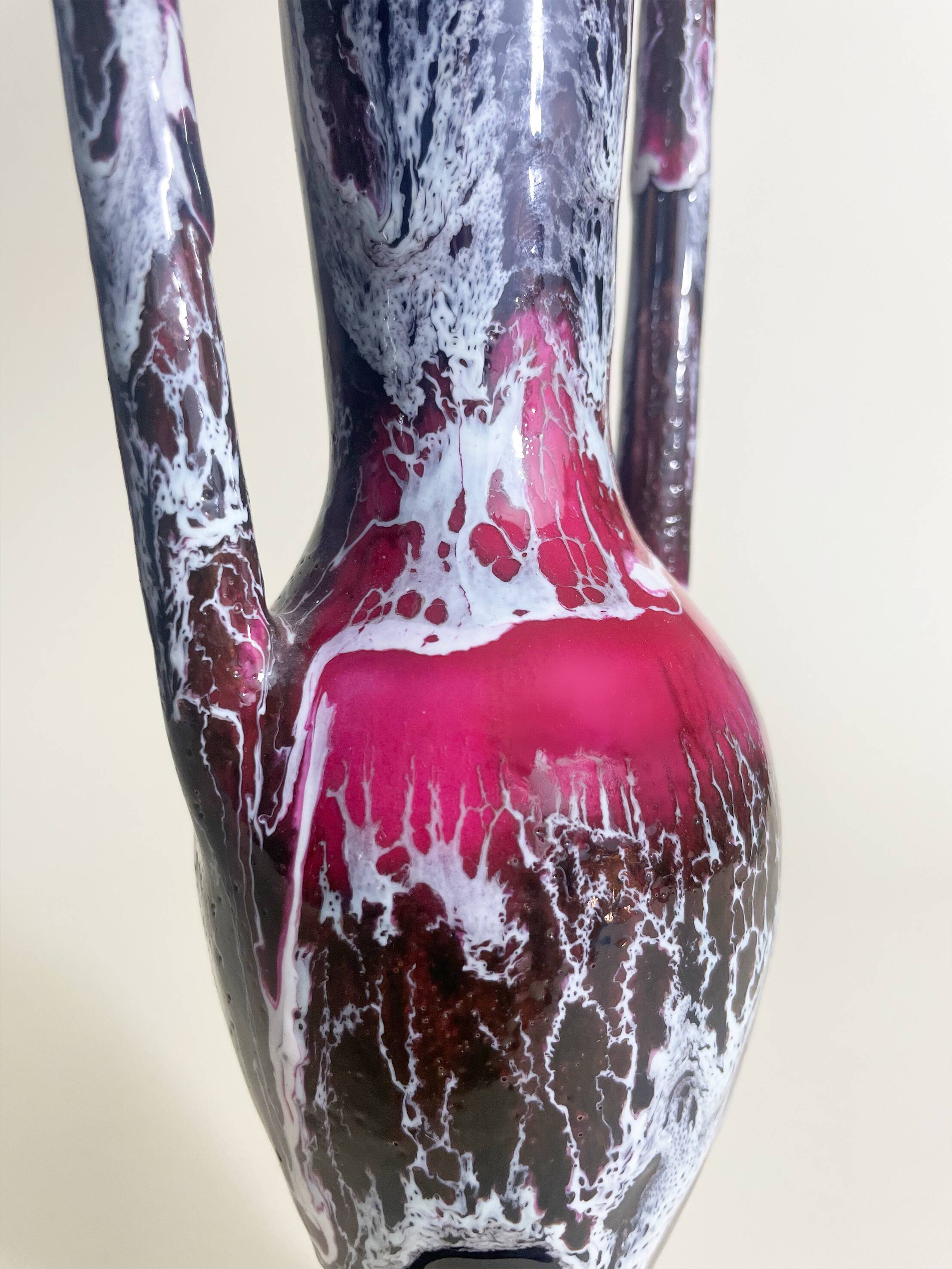 Sea Foam Amphora Vase
