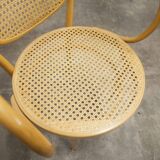 Thonet 210 R armchair in honey-coloured cane