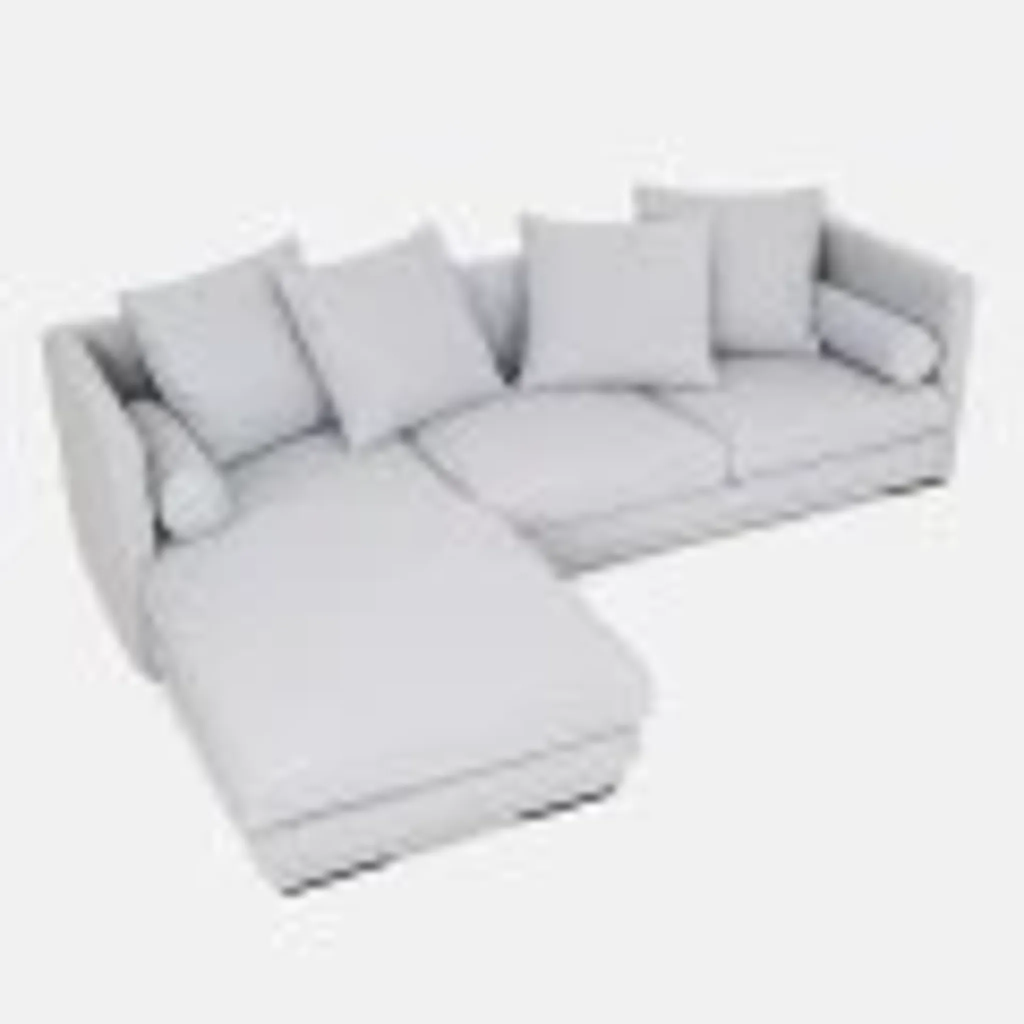 Corner sofa MALMO dove grey, Scandinavian design
