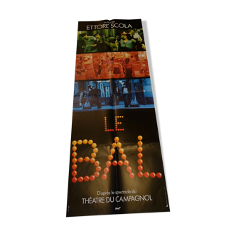 Affiche de cinéma - film le bal - ettore scola - 1983