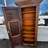 Antique oak bonnetière
