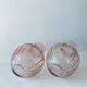 Paire de vases en verre