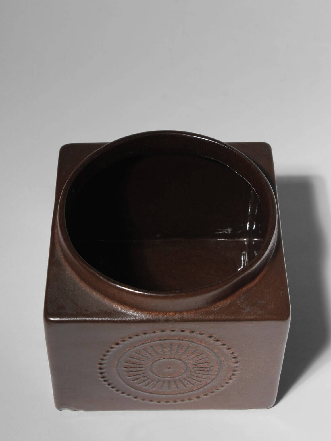 Göran Andersson Brown Ceramic Vase, 1960s, Sweden