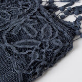 Mesh bedspread - carbon