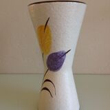 Grey cermal vase / vintage 60-70s
