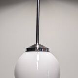 Art Deco opaline ball pendant light circa 1930