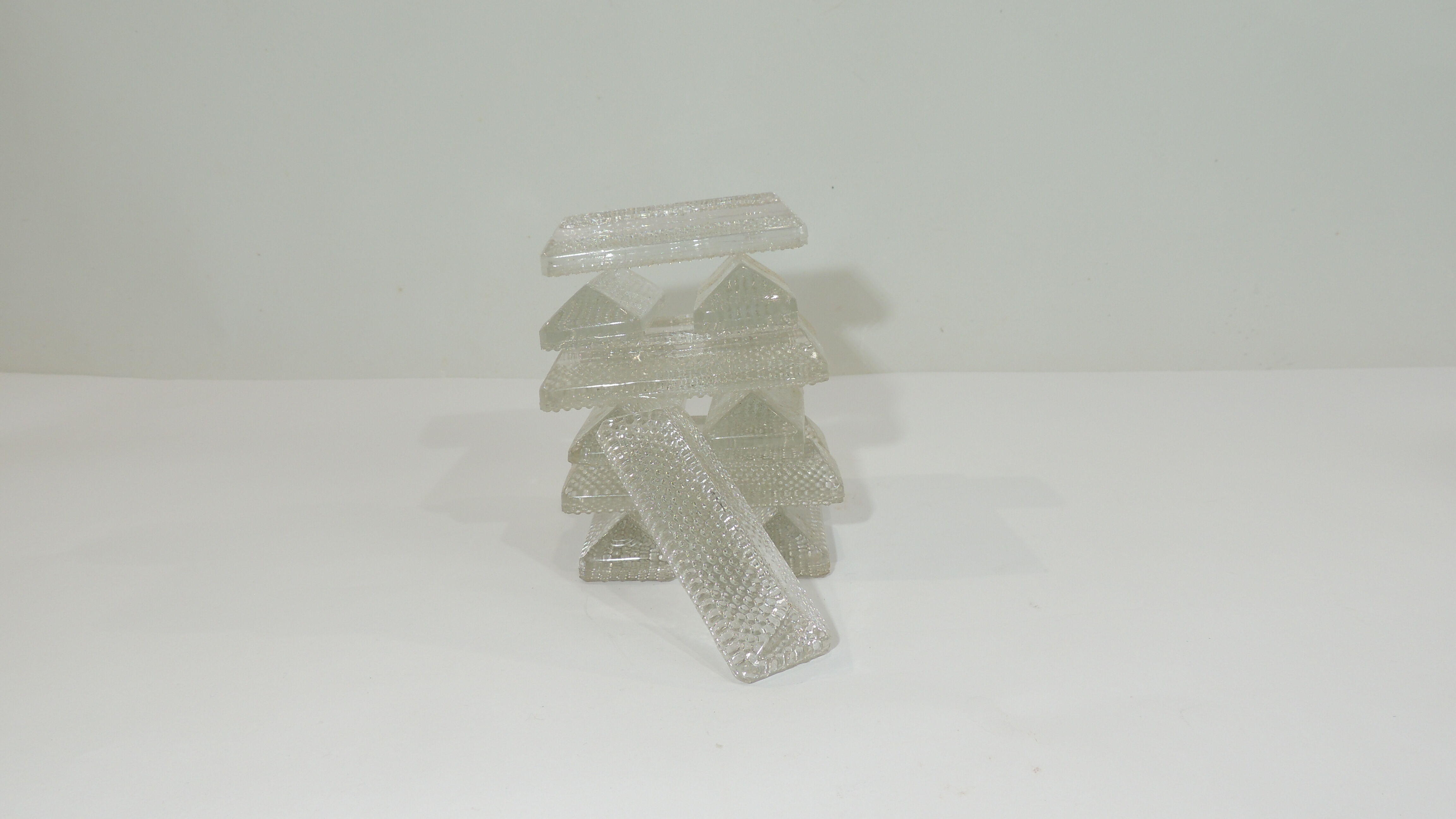 Twelve bead/vintage glass knife holders