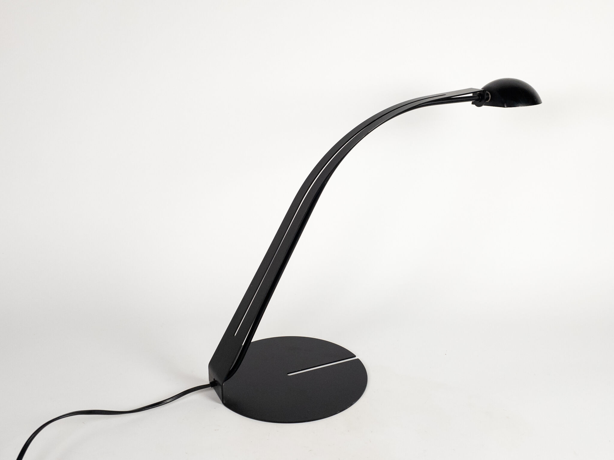 Lampe Herda Holland - Design néerlandais - modèle B1412 - halogeen - zwart - 80's