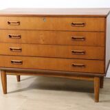 Scandinavian teak chest of drawers, 1960