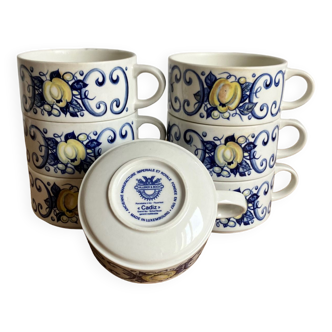 7 tasses « Cadiz » Villeroy & Boch