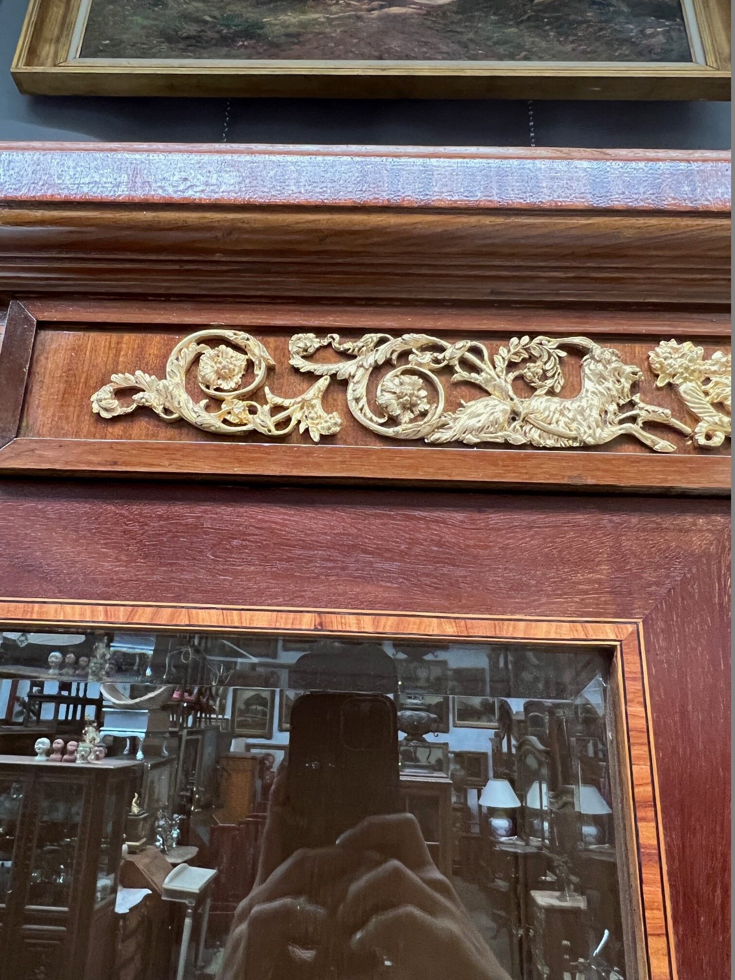 Napoleon III style library