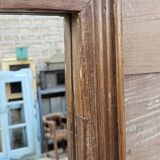 Burmese teak mirror