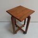 Art Deco Amsterdam School oak sidetable
