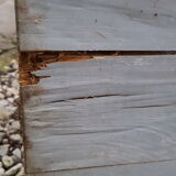 Old grey patina door