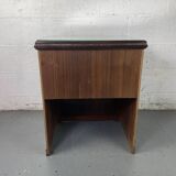 Table de chevet ou  d’appoint avec plateau miroir