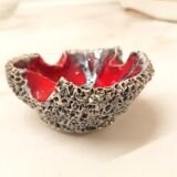70s ceramic ashtray
