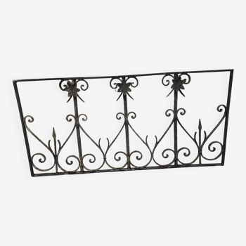 Old wrought iron gate or transom