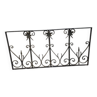 Old wrought iron gate or transom