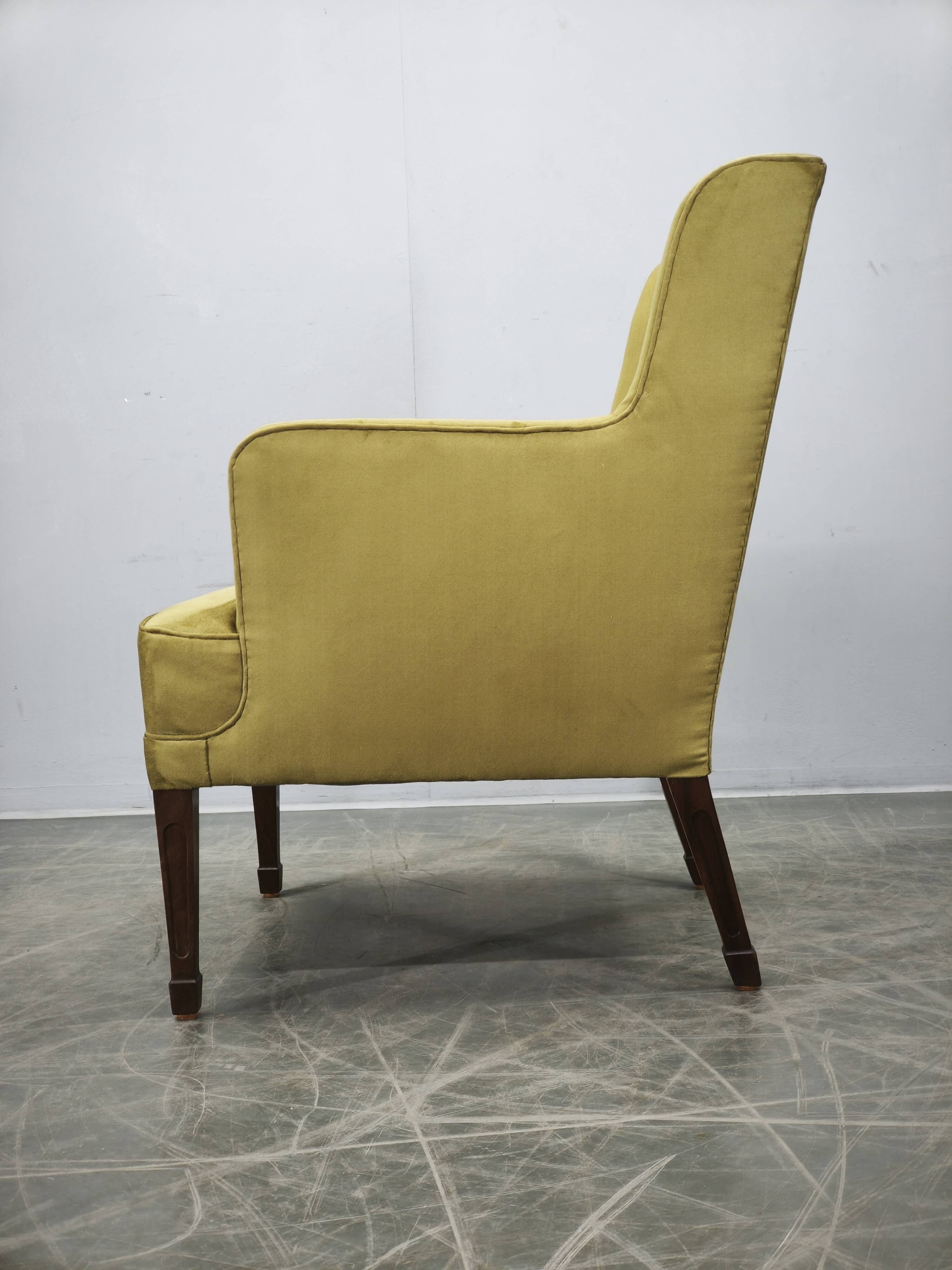 Danish Modern Armchair by Frits Henningsen, Denmark, 1960s