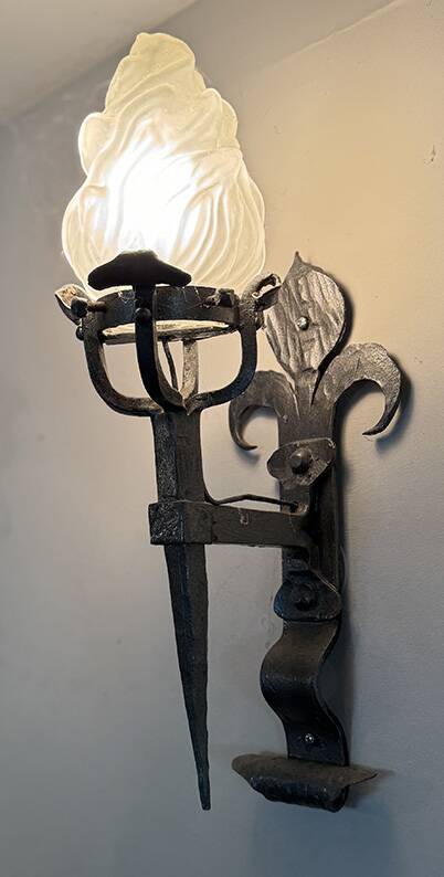 Handcrafted wrought iron chandeliers