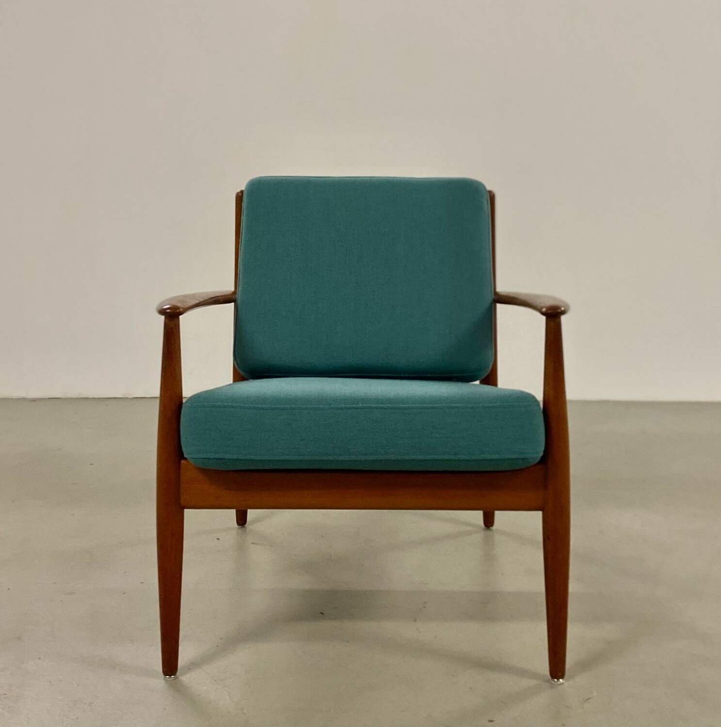 2x Teak Easy Chair by Grete Jalk 60s Denmark