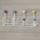 Modern Sputnik Wall Coat/Hat Rack – Space Age Colorful Wall Hanger 5540