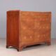 Antique mahogany commode with brass details, 4 drawers, 20th century.